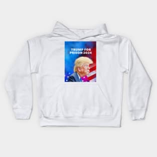 donald trump Mugshot 2024 never surrender. Kids Hoodie